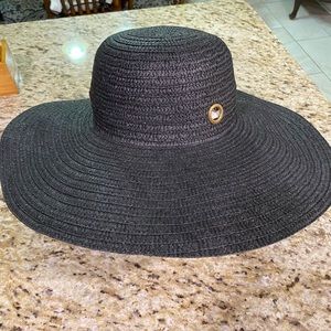 NYC Underground Wide Brim Floppy Straw Hat Sun Hat Beach Hat OS